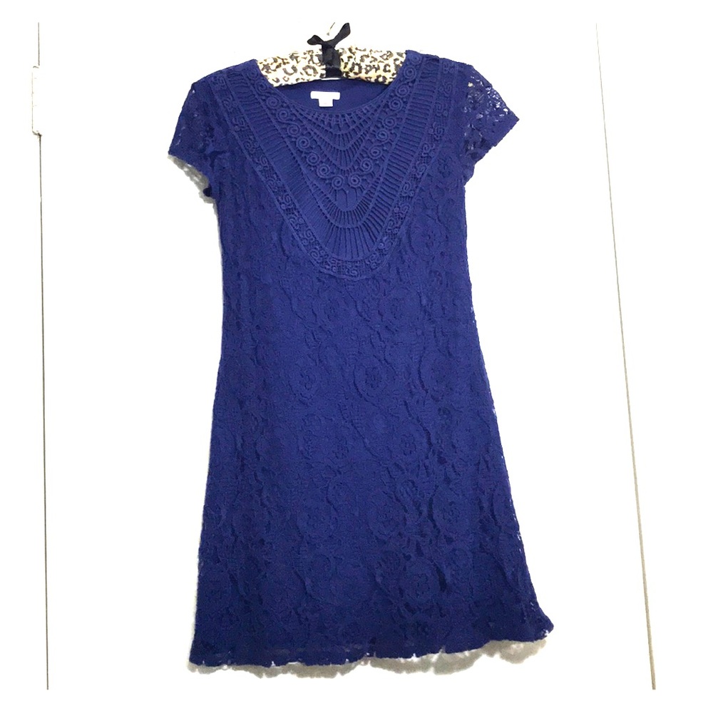 Navy Blue Mini Dress